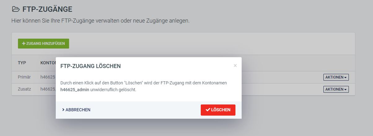 Screenshot löschen bestätigen