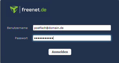Screenshot Schritt 2 - Login