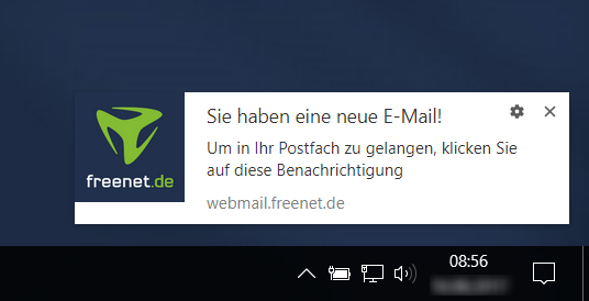 Screenshot 1 Push Benachrichtigung