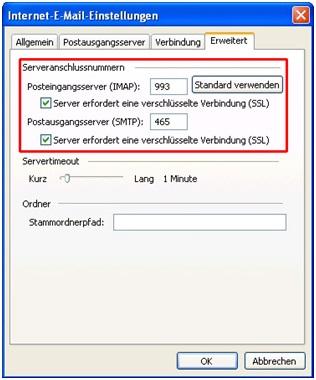 Screenshot Schritt 7 - Postausgangsserver einstellen