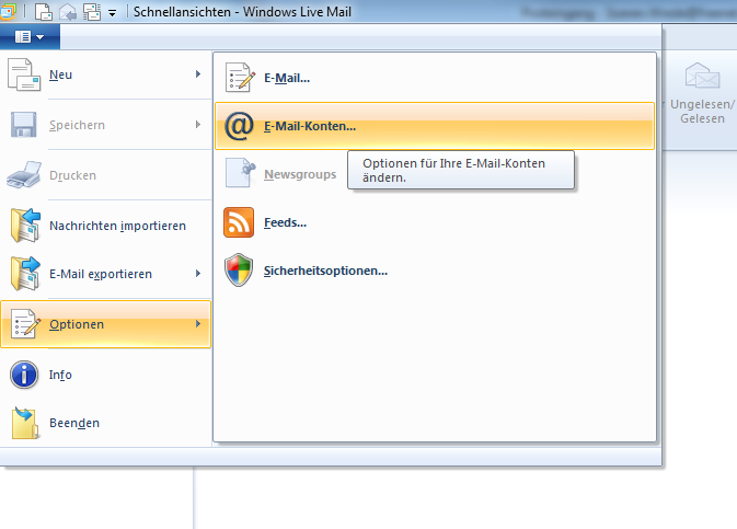 Screenshot Schritt 1