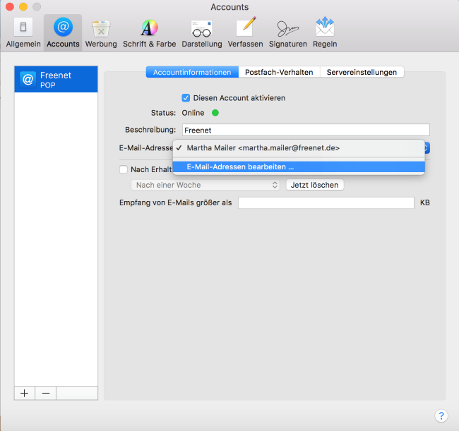 Screenshot Schritt 2