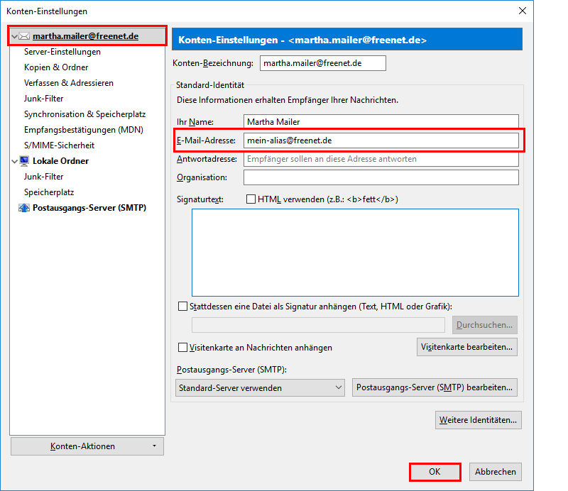 Screenshot Schritt 2