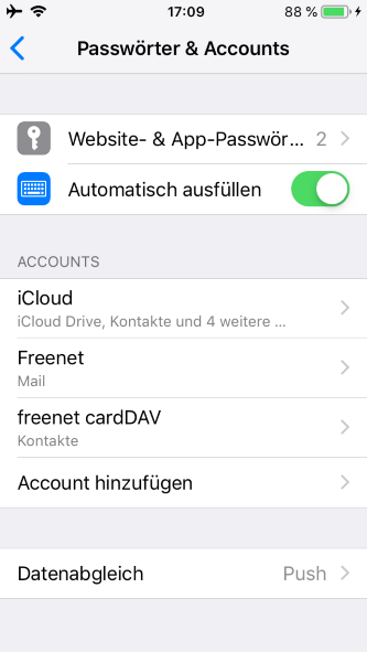 Screenshot Schritt 7 - Konfiguration abschließen