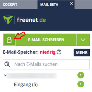 Screenshot Schritt 1 – Verschlüsselte Kommunikation öffnen
