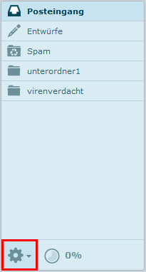 Screenshot 1 Schritt 3  - Aufrufen der Ordnerverwaltung