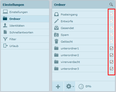 Screenshot 1 Schritt 4  - Ordner abonnieren