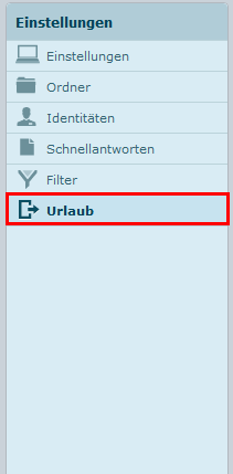 Screenshot Schritt 4 - Aufrufen der Maske für "Urlaub"